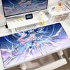 Mouse Pad de Jogo para Menina de Anime Wuthering Waves Tapete de Mesa Aemeath Acessórios de PC para Escritório Teclado Tapetes de Jogo com Mousepad