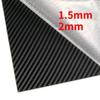 10 Tamaños 1.5MM 2MM Espesor Fibra de Carbono KYDEX Lámina Termoplástica Termoform K Placa Material Sarga Mate para Vaina de Cuchillo Vaina DIY Hacer