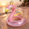 1PC Summer Inflatable Flamingo Pool Float Elegant Swimming Floaty Pool Toy with Glitters Outdoor Water Lounge Inflatable Raft