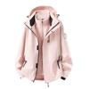 Men Women 3-in-1 Waterproof Windproof Hiking Jacket With Removable Down Liner Outdoor Trekking Camping Winter