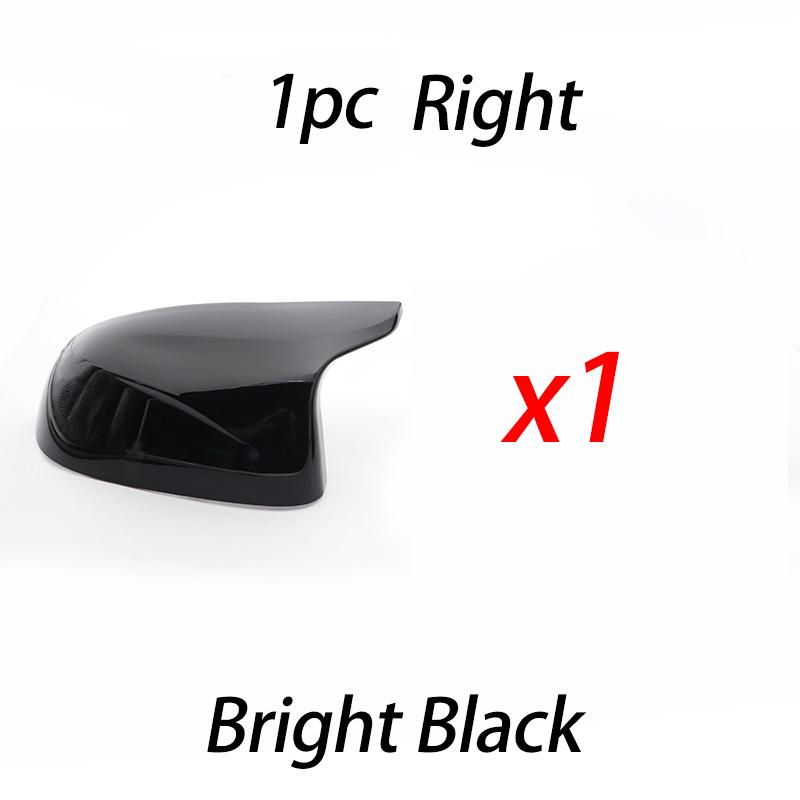 Carbon Fiber Pattern Mirror Cover Black Mirror Cover Overlay for BMW X3M F97 X4M F98 -2023 X5M F95 X6M F96