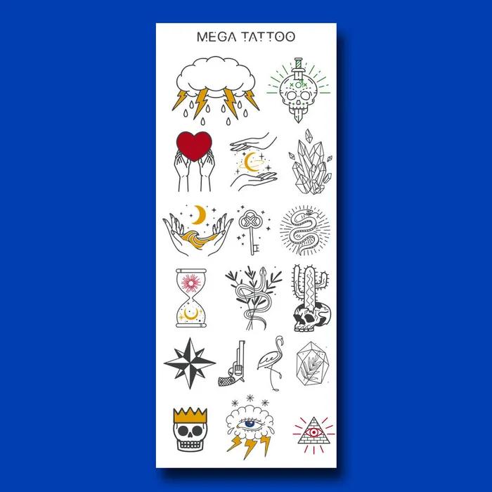 

MEGA TATTOO Tattoo Sticker MTS 01 - Moon Cloud