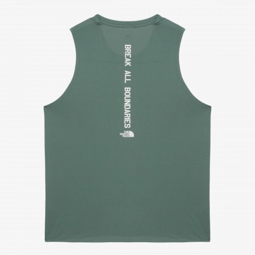 The North Face Men S Tnf Run SleeveleSS Nt7vr02c Sea Pine