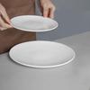 Customizable Pure White Bone China Dinner Plate - Ideal for Restaurants and Homes