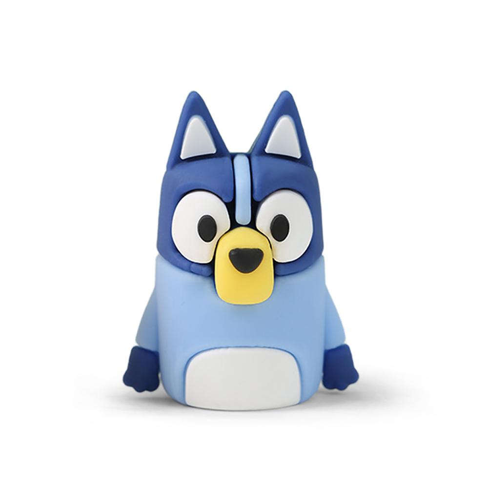 Bluey Bingo Anime Cartoon Figure Model Pencil Sharpener PVC Soft Rubber Portable Manual Pencil Sharpener Student Stationer