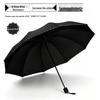 Extra-Large Folding Double Person Sunshade Umbrella with Black Glue Protection