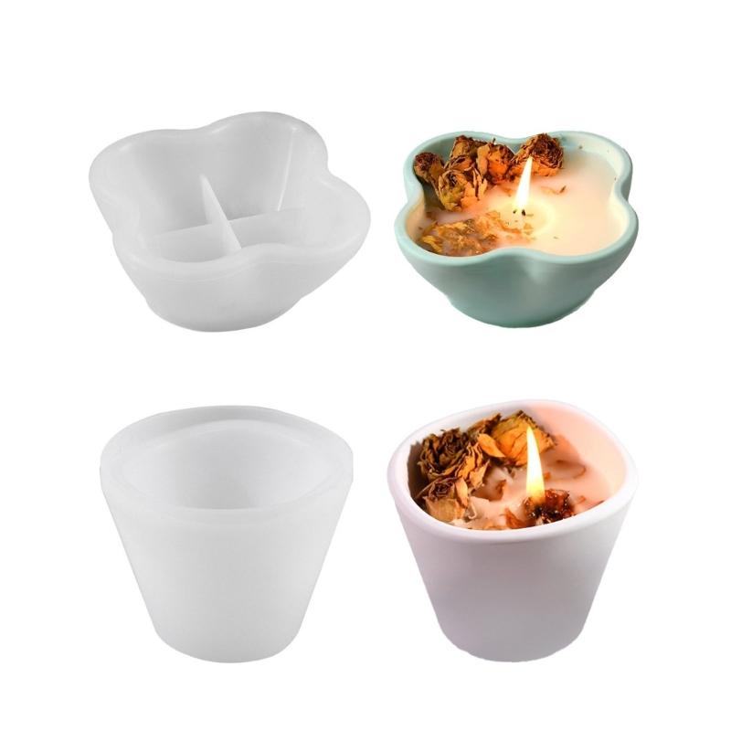 

Силиконовые формы Силиконовая форма для украшений Формы для поделок из смолы Легко чистить Формы для стаканчиков для свечей Форма для подсвечника Силиконовая текстура 1