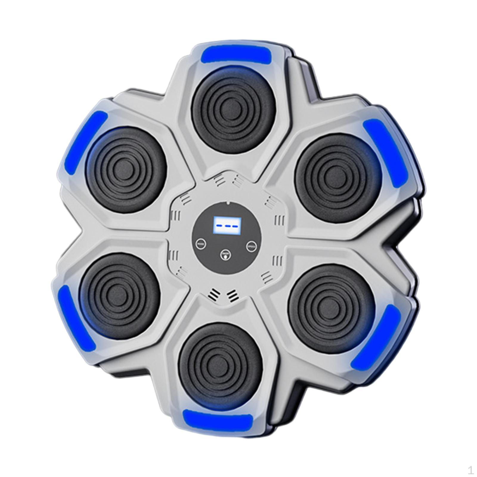 

Music Boxing Machine Gear Wall Mount Speed Adjustable Sandbag Punching Pad Electronic Boxings білий