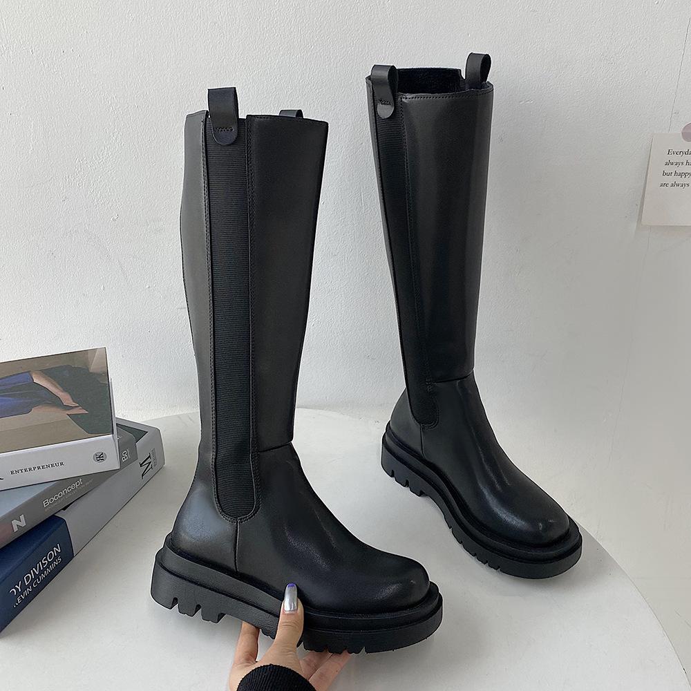 Long boots women's new autumn and winter British style retro boots, long boots but knee-high knight boots