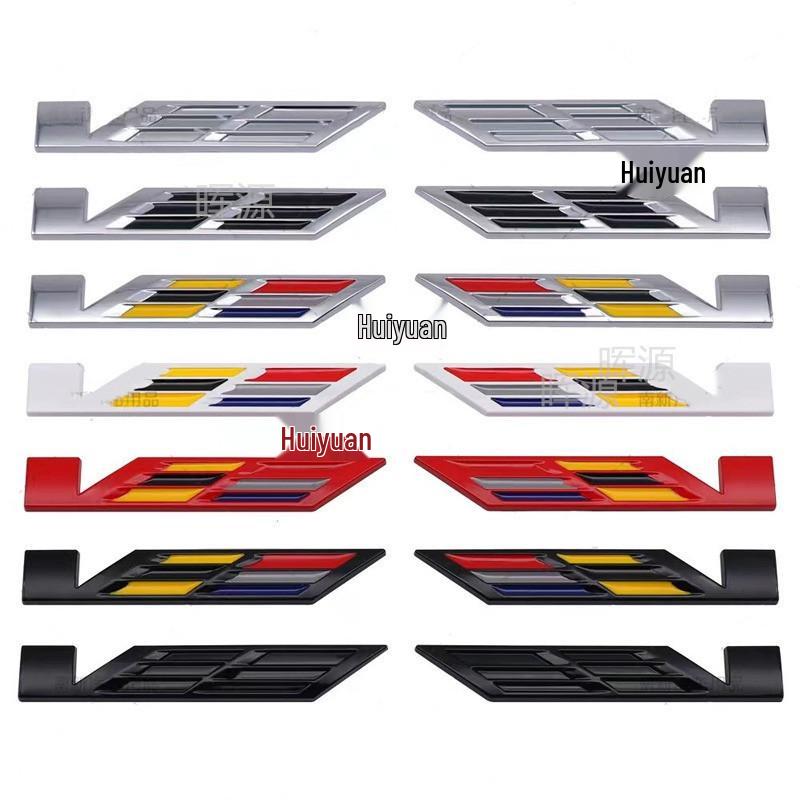 Cadillac CT5 ATS LXT CT6 XT4 XT5 Fender Emblem V Sticker Upgrade