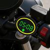 Motorbike Digital Clock Real-Time Monitoring Motorbike Digital Clock Voltage Gauge For Women Teens Cycling Enthusiasts Commuting