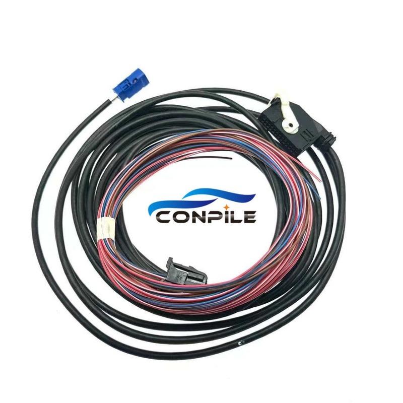 RCD510 RNS510 RNS315 for JETTA MK6 RGB Rear View Reversing Camera Harness Cable Wire