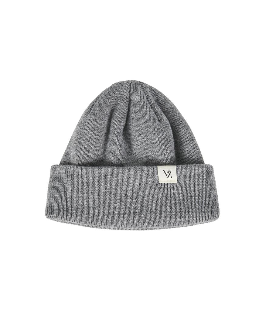 Bajal Monogram Label Beanie Grey