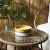 Ceramic Candle 16.5 X 6.5 Cm With Lemongrass Scent