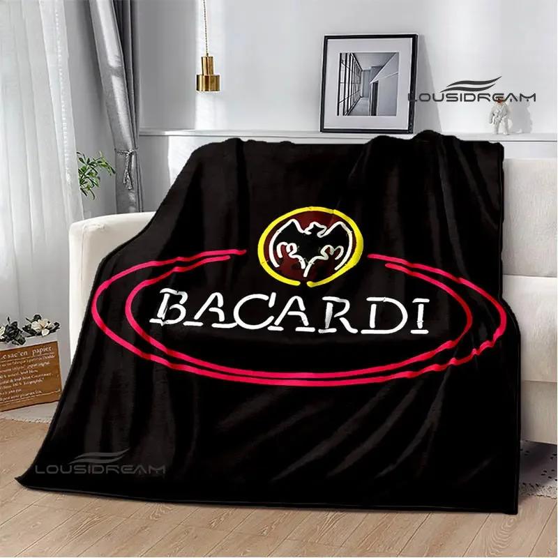 Bacardi Wein Logo Druck Decke Mode Warm Schön Flanell Weich Und Bequem Haus Reise Decke Geburtstagsgeschenk