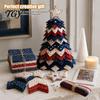 Fall Seasonal Decorations Halloween Quilted Fabric Tree Kit, Witch Cat Spider DIY Handmade Keepsake Decor 3D Padded Sewing Craft Project for