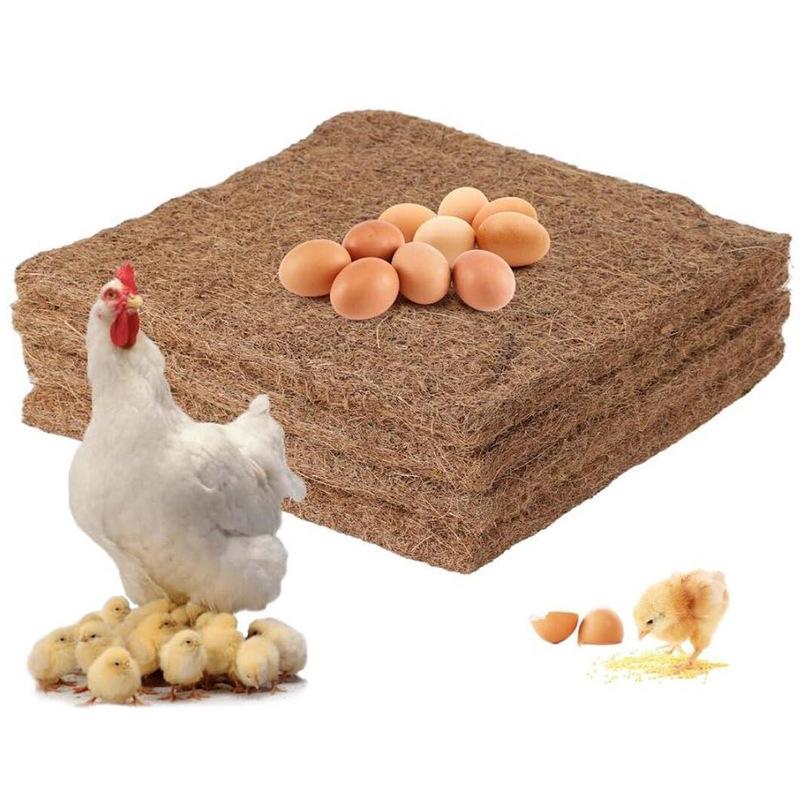 5/10 Stuks Nestinlegger Kokosvezel Mat Nestkast Kippenhok Vogel Konijn Mat Warmtepad Pluimvee Reptiel Benodigdheden