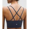 Lululemon Like A Cloud Longline BrA  Light Support  B C Cup CluB Blue