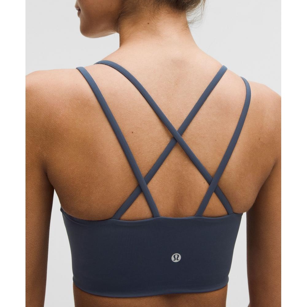 Lululemon Like A Cloud Longline BrA  Light Support  B C Cup CluB Blue