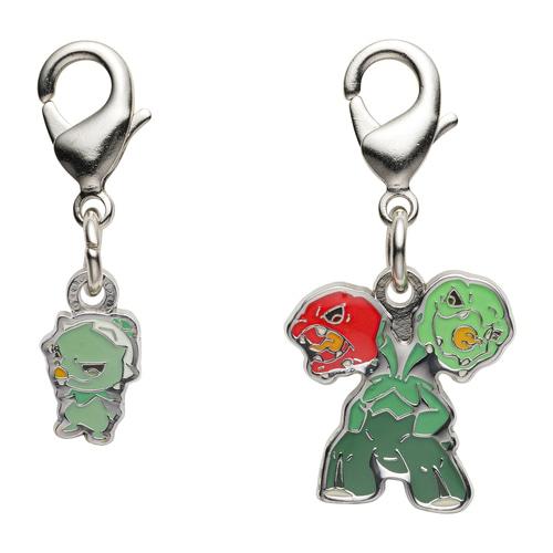 

[Pokemon] Pokemon Center National Pokedex Metal Charm - Capsakid & Scovillain (No. 951 & 952)