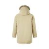 Li Ning Sports Trend Series Solid Color Hooded Zipper Cold Resistant Winter Outdoor Mid Length Down Jacket Men Outerwear Milk-Khaki AYMU361-2