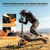 W12 Elektroroller 1500W*2 Doppelmotor 25Ah Akku 11'' Offroad-Reifen Doppelscheibenbremse Doppelfederung Geschwindigkeit 25KM/H Elektroroller