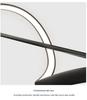 Modern Minimalist Twisted Strip Pendant Light for Dining or Bar
