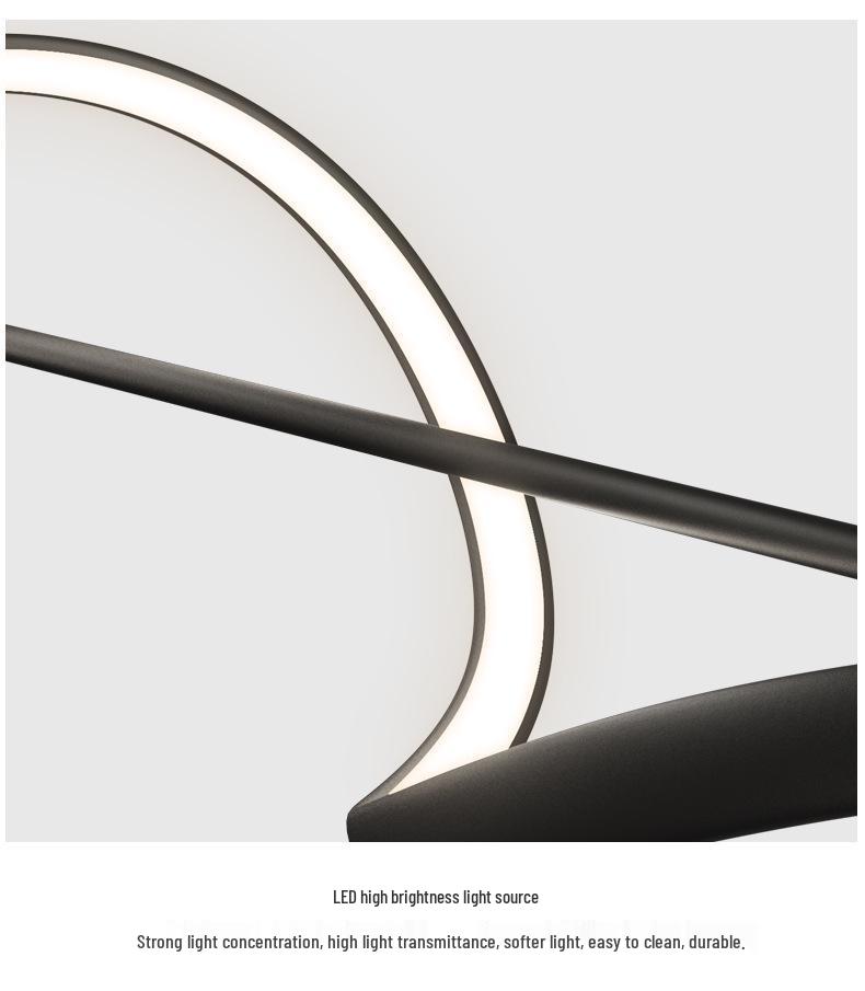 Modern Minimalist Twisted Strip Pendant Light for Dining or Bar