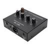 Microphone Preamp Mic Gain Booster 48V Power Supply Mic Pre Amp for Dynamic Condenser XLR 3.5mm 6.35mm Inputs Outputs