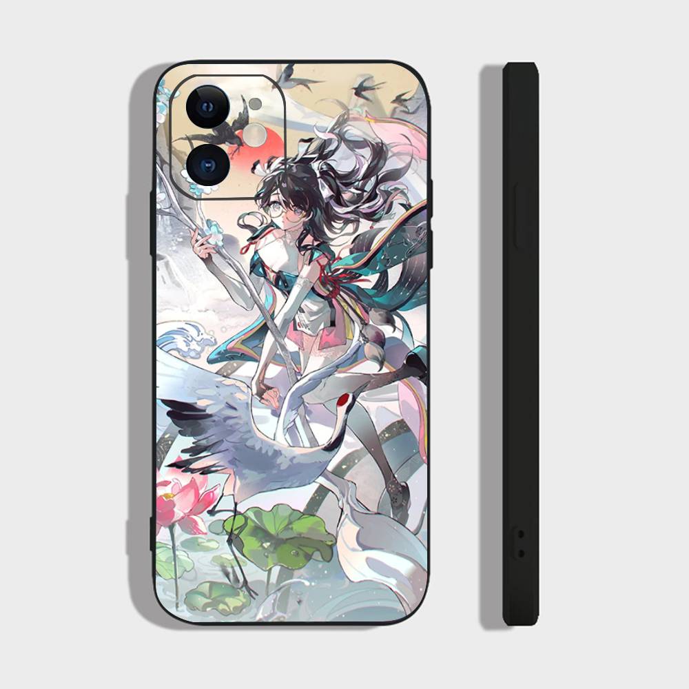 Zhezhi Game Wuthering Waves Phone Case For IPhone 17 Air 16 15 14 13 Pro Max 11 12 Black Silicone Cover