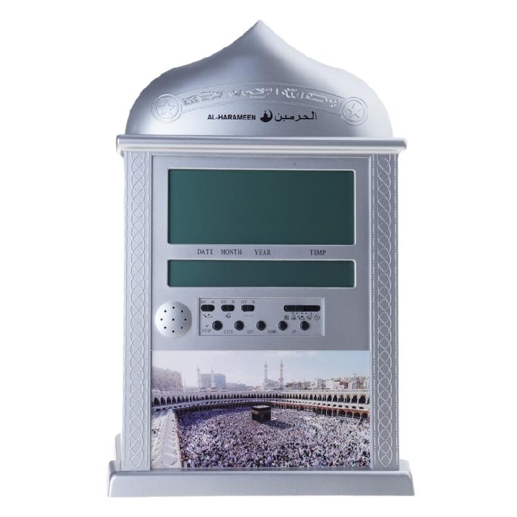 Digital Automatic Desktop And Table Azan/Athan Clock Prayer Gold/Silver Color