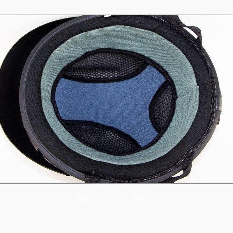 Lishi Retro Leather Motorcycle Helmet