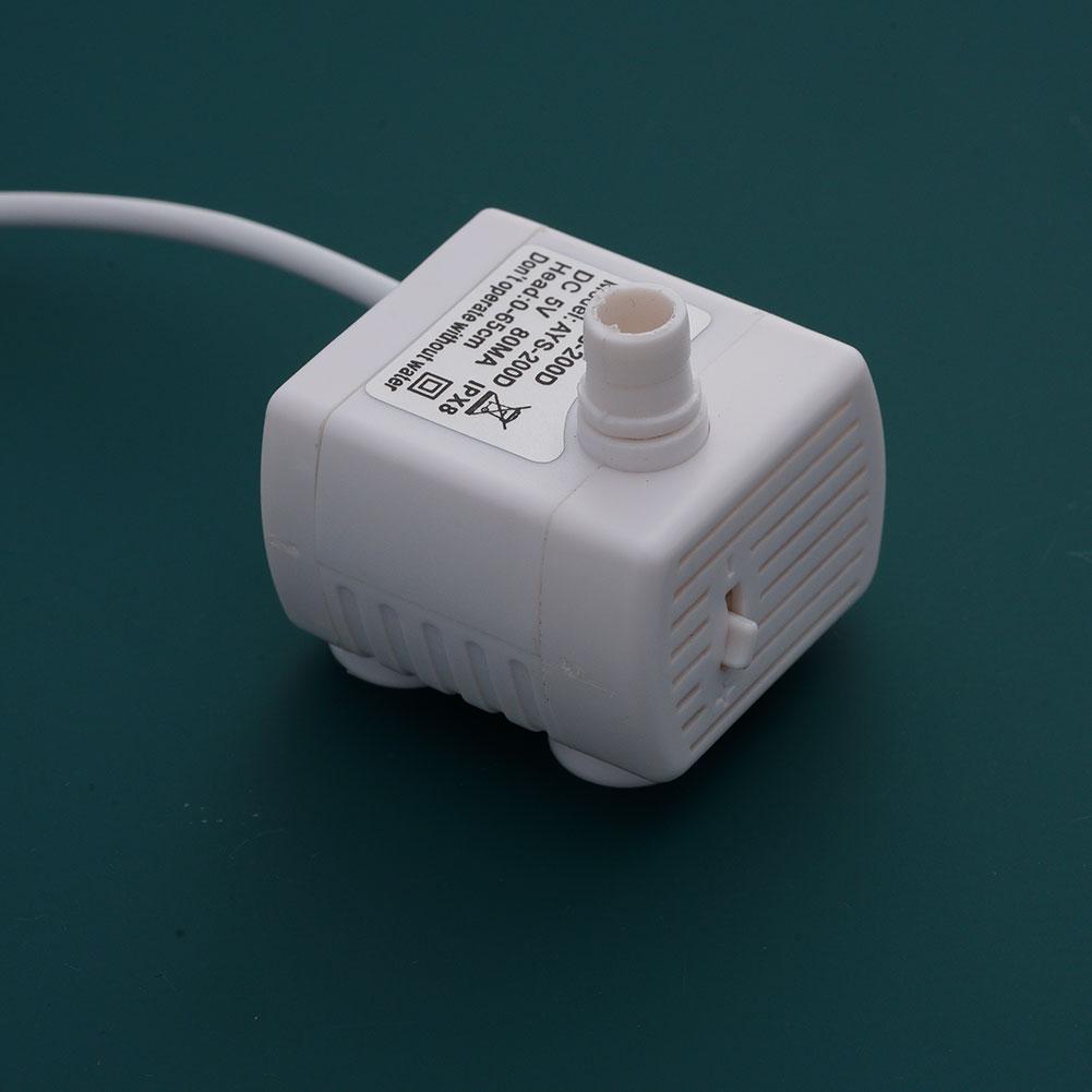 Pompa wodna 5V do poidełka dla kota dozownika dla zwierząt psa automatycznej fontanny akcesoria zamienne silnik wtyczka USB