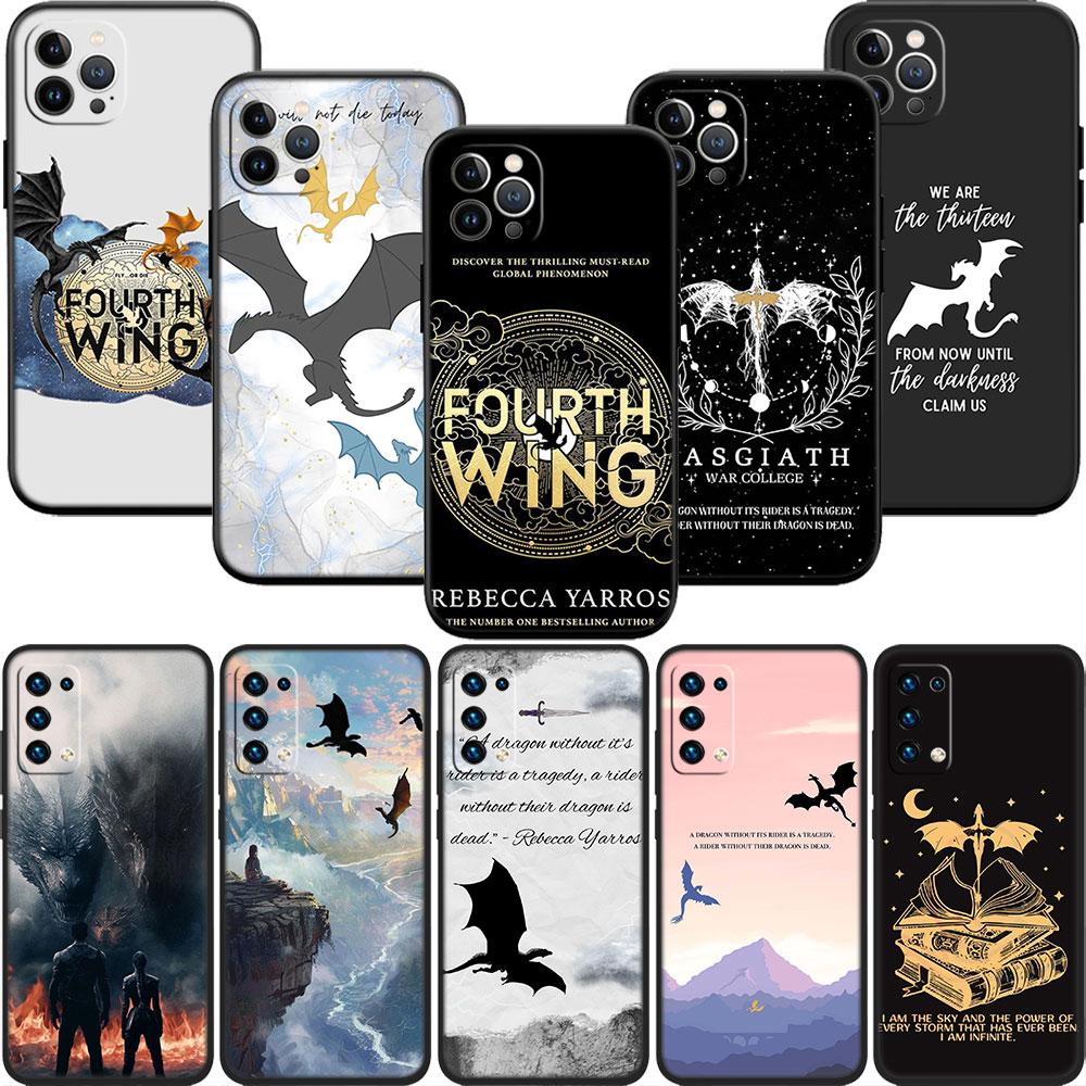 Fourth Wing Phone Case for Motorola Moto Edge Plus G54 E14 G04S G45 G54 G64S30 S50 X30 X40 X50 Ultra Pro Power