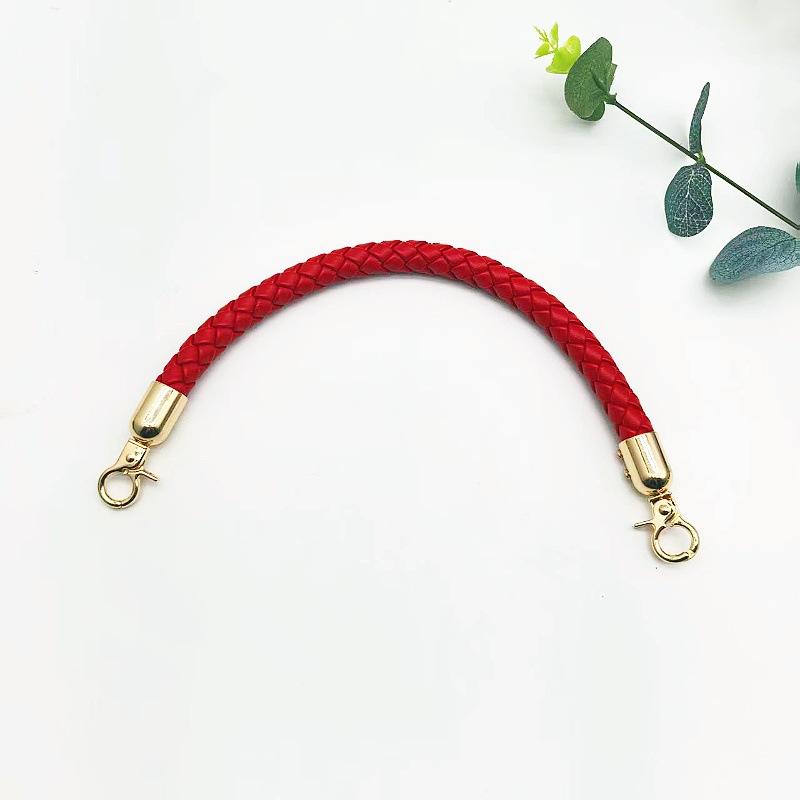 Schicker 30cm geflochtener PU-Lederriemen für anpassbare DIY-Taschenhenkel-Lösungen