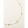 Daisy White Gemstone Freshwater Pearl Necklace