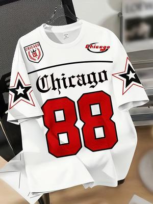 Jugend Sommer 3D-gedrucktes Rundhals-T-Shirt Schnelltrocknend und Atmungsaktiv Geeignet für Outdoor-Sportler zum Tragen