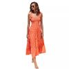 French High-End 2026 Spring/Summer Women's Sexy Printed Spaghetti Strap Dress