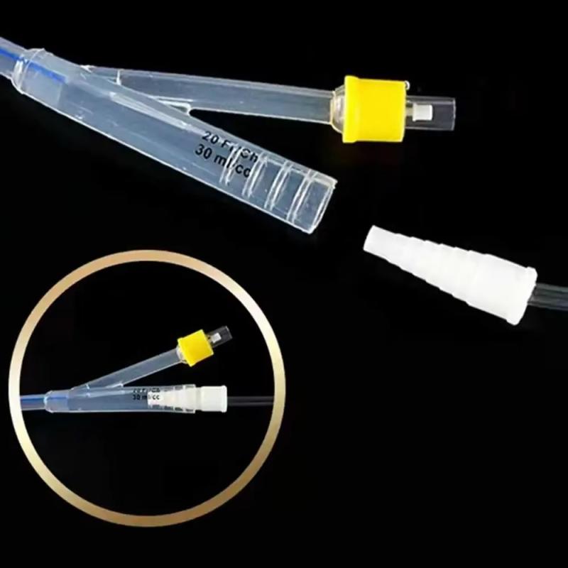 1 Pezzo 2 Vie 3 Vie Cateteri Urinari Monouso Medici in Silicone Catetere di Foley Tubo di Lavaggio Materiali di Consumo per Insegnamento
