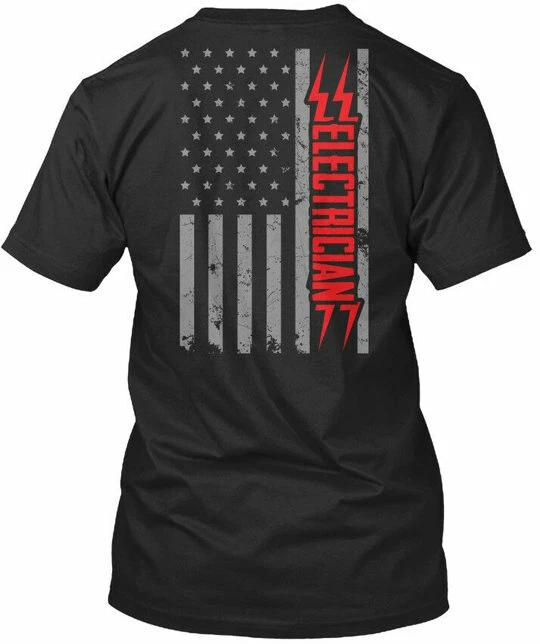 Electricians Flag - Electrician Premium T shirt S