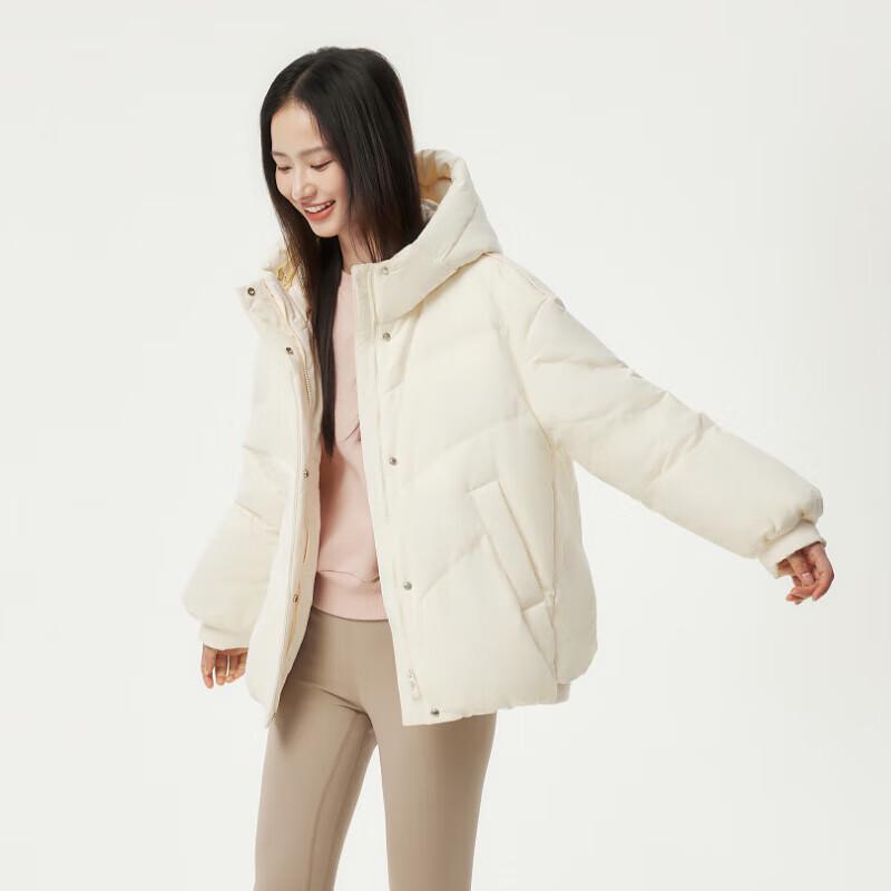 Tanboer Women's Short Hooded 90% Down Jacket TB233382