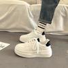 Popular platform white shoes women's spring and autumn increase 2025 new versatile student casual sports shoes niche board shoes