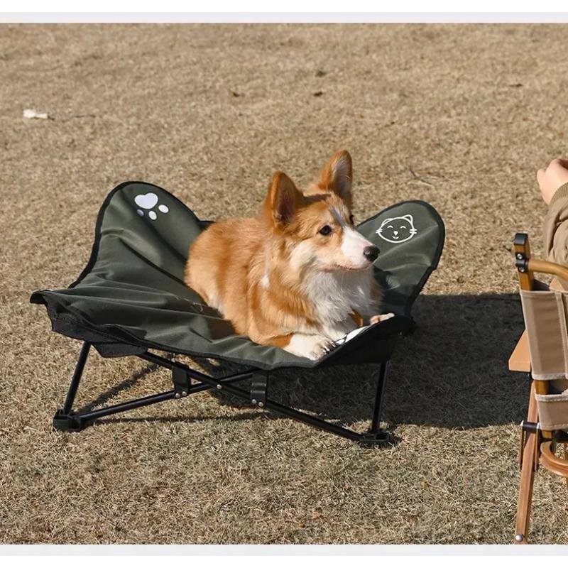 Summer Outdoor Small Dog Chair All-Season Universal Pet Bed Moisture-Proof off Ground Cat Kennel Dog Marching Bed