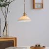 Ceramic Hanging Light Dining Room Kitchen Island Pendant Lamp Living Room Bronze Retro Ceiling Chandelier Bedroom Lamp Homestay
