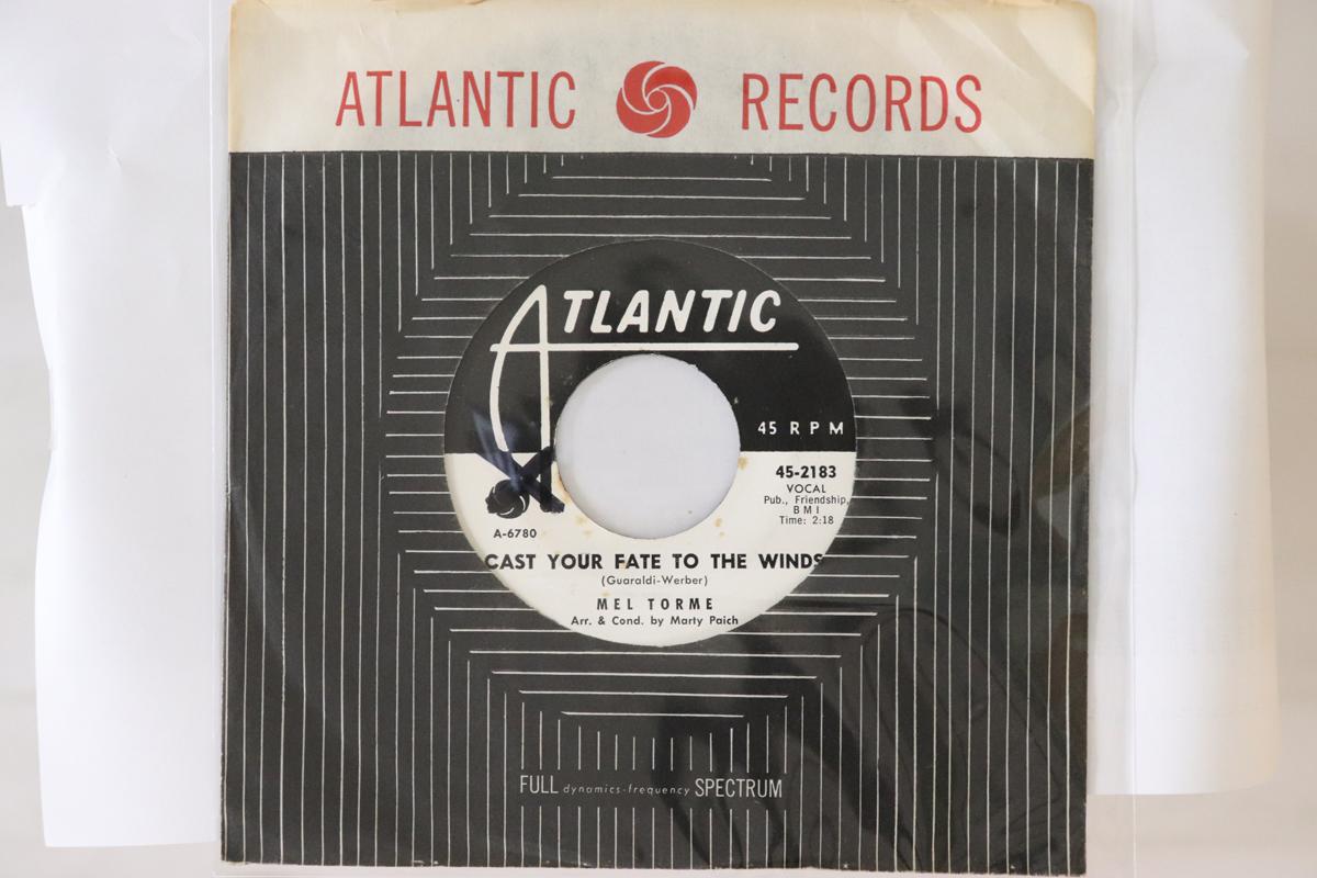 

7inch Record MEL TORMÉ - Cast Your Fate To The Winds 452183 Atlantic 1962 US Jazz Used