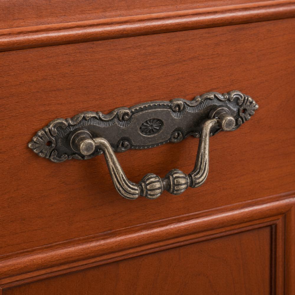 4pcs Lightweight Drawer Pulls Zinc alloy Door Handles Vintage Cabinet Handles  Wardrobes