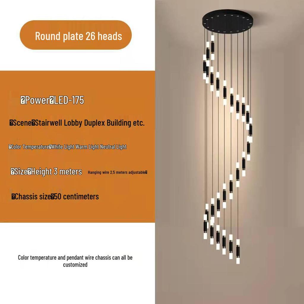 Minimalist Long Line Pendant Light for Living Room, Bedroom, Staircase, and Restaurant - 2025 Design