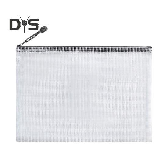 File Bag Large Capacity Storage A4 Files Stationery Carrying Case Transparent Visual Design Portable Document Organizer