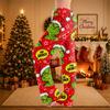 Women's Christmas Print Pants Casual Holiday Pants with No Pockets