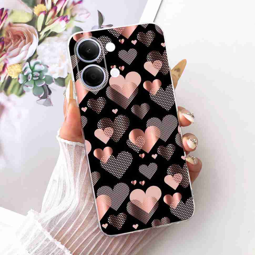 For vivo Y05 4G 6.74" Case Simple Cute Cartoon Cat Rabbit Silicone TPU Back Cover For Vivo y05 VIVO Y 05 4G Phone Cases Bumper